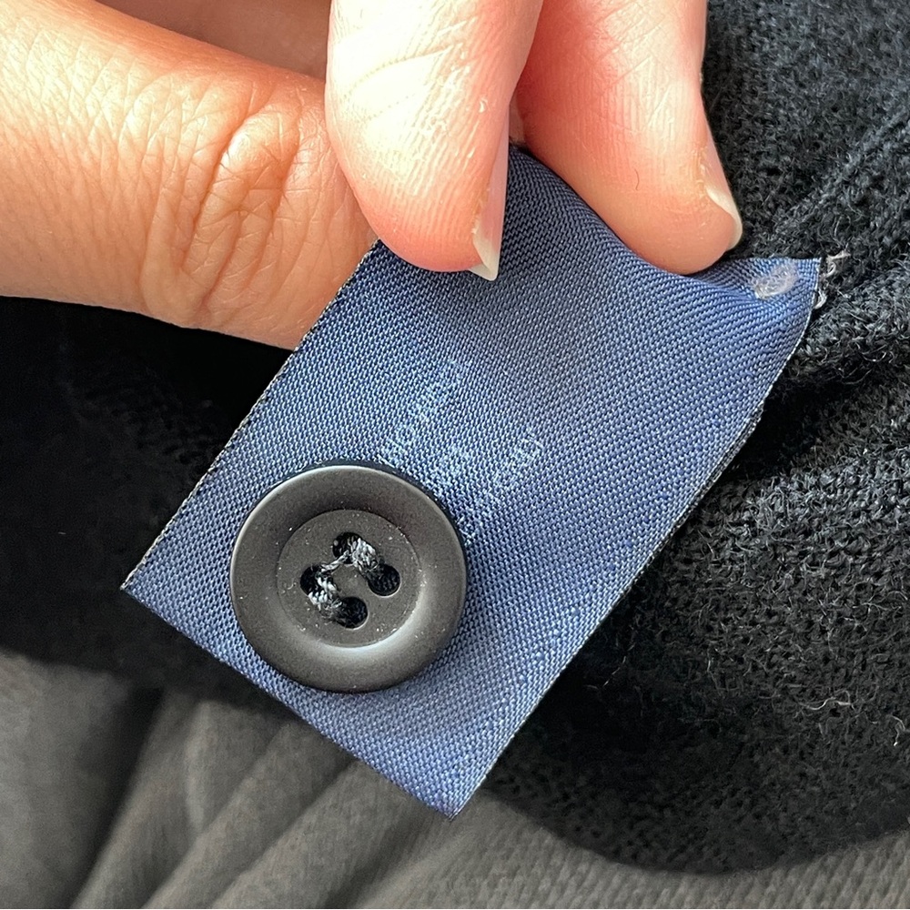 Wool Collared Cardigan Sweater Button Front Mens … - image 5